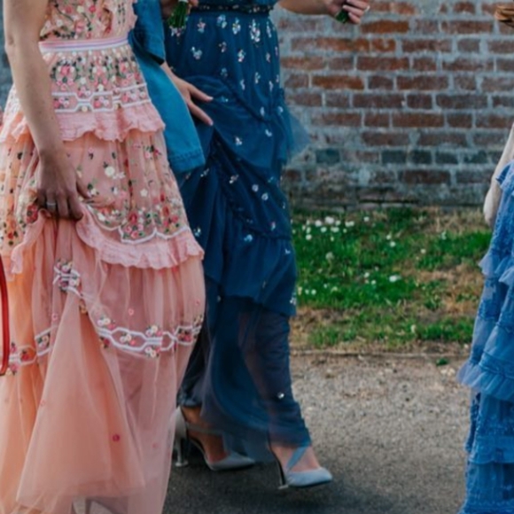 BHLDN Needle & Thread Dress Gown fits size US 2 4 $600 - Picture 10 of 12